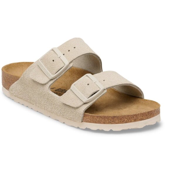 Birkenstock Arizona Suede Sandals Oyster Women’s - Picture 2 of 6